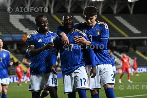Italy U21 Davide Bartesaghi Italy U21 Michael Kayode Empoli, Italy 