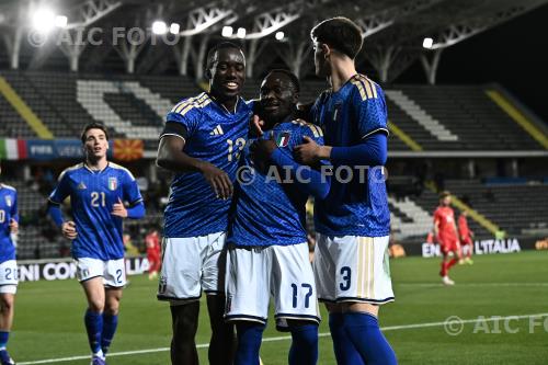 Italy U21 Davide Bartesaghi Italy U21 Michael Kayode Empoli, Italy 