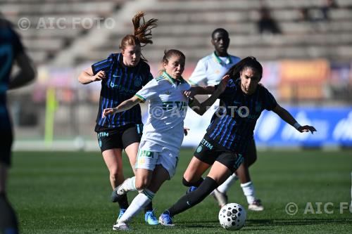 Inter Women Manuela Giugliano Roma Women Annika Paz Arena Civica Gianni Brera match between Inter Women 1-2 Roma Women Milano, Italy 