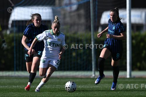 Roma Women Marie Detruyer Inter Women Karolina Vilhajalmsdottir Arena Civica Gianni Brera match between Inter Women 1-2 Roma Women Milano, Italy 