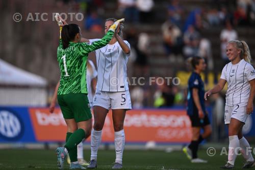 Como Women Sophie Howard Como Women Agnete Marcussen Arena Civica Gianni Brera match between Inter Women 0-3 Como Women Milano, Italy 