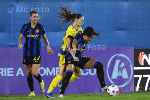 Inter Women Emina Eric Parma Women Elena Schough Il Noce match between Parma Women 0-1 Inter Women Noceto (Parma), Italy 