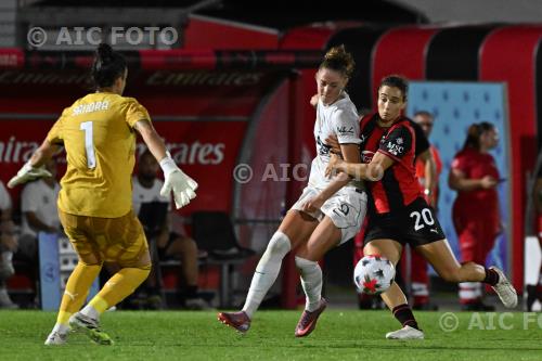 Milan Women Veronica Bernardi Como Women Angelica Soffia Paolo Vismara match between     Milan Women 1-1 Como Women Milano, Italy 