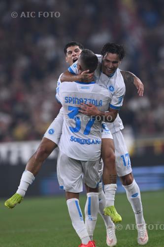 Napoli Leonardo Spinazzola Napoli Mathias Olivera Miramontes Luigi Ferraris match between   Genoa 0-2 Napoli Genova, Italy 