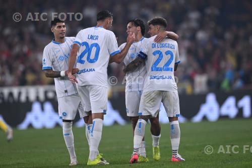 Napoli Giovanni Di Lorenzo Napoli Lorenzo Lucca Italian championship 2026 2027 1°Day Luigi Ferraris match between   Genoa 0-2 Napoli 