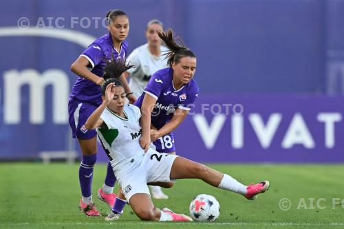 Sassuolo Women Emma Snerle Fiorentina Women Emma Lombardi Curva Fiesole - Viola Park match between Fiorentina Women 1-2 Sassuolo Women Firenze, Italy 