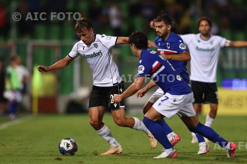 Cesena Manuel Cicconi Sampdoria Daniel Sinani Orogel match between Cesena 1-1 Sampdoria Cesena, Italy 