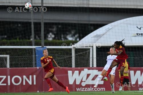 Roma Women Guro Bergsvand Fiorentina Women Frederikke Thogersen Tre Fontane match between Roma Women 3-0 Fiorentina Women Roma, Italy 
