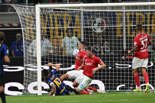 Inter Rafa Marin Napoli Amir Rrahmani Italian championship 2025 2026 3°Day Giuseppe Meazza match between   Inter 3-2 Napoli 
