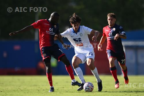 Lumezzane Matteo Vignoli Folgore Caratese Samuele Diodato Tullio Saleri match between  Lumezzane 1-2 Folgore Caratese Lumezzane, Italy 