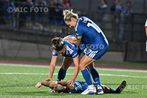 Como 1907 Women Martyna Wiankowska Como 1907 Women Dominika Conc Mino Favini match between   Como 1907 Women 4-1 Milan Women Città di Meda, Italy 