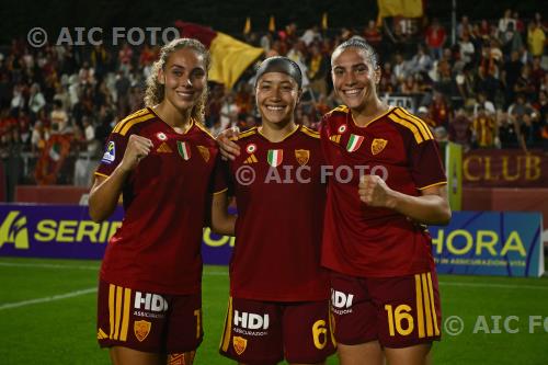 Roma Women Maya Loren Doms Roma Women Alice Corelli Tre Fontane match between Roma Women 3-1 Lazio Women Roma, Italy 