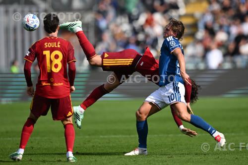 Como Leonardo Balerdi Roma Matias Soule Giuseppe Sinigaglia match between    Como 0-0 Roma Como, Italy 