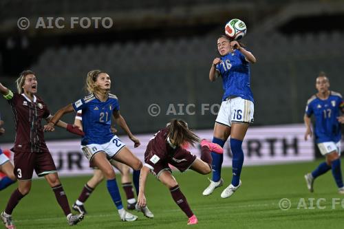 Belarus Women \Michela Cambiaghi Italy Giulia Dragoni  match between  Italy Women 1-1 Belarus Women Firenze, Italy. 