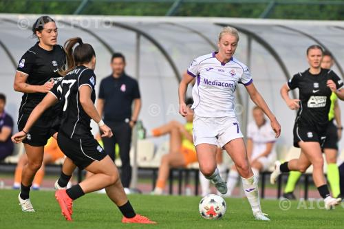 Fiorentina Women Marta Zamboni Como Women Nadine Nischler Ferruccio Trabattoni match between    Como Women 1-1 Fiorentina Women Seregno, Italy 