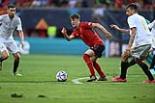 Italy Gavi Pablo Martin Spain Francesco Acerbi De Grolsh Veste final match between Spain 2-1 Italy Enschede, Netherlands. 