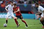 Italy Gavi Pablo Martin Spain Francesco Acerbi De Grolsh Veste final match between Spain 2-1 Italy Enschede, Netherlands. 