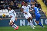 Cagliari Yerry Mina Cagliari Sebastian Walukiewicz Carlo Castellani match between    Empoli  0-1 Cagliari Empoli, Italy 