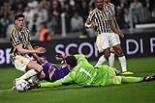 Fiorentina Dusan Vlahovic Juventus Wojciech Szczesny Allianz match between  Juventus 1-0 Fiorentina Torino, Italy 